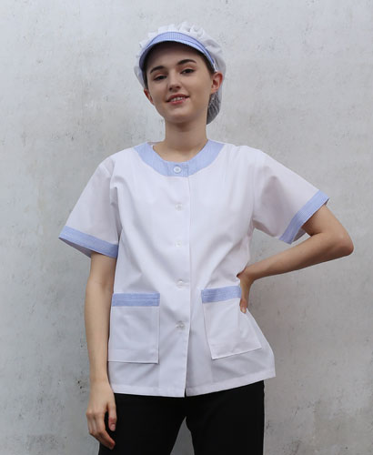 HA-60 하늘체크 라운드 반팔