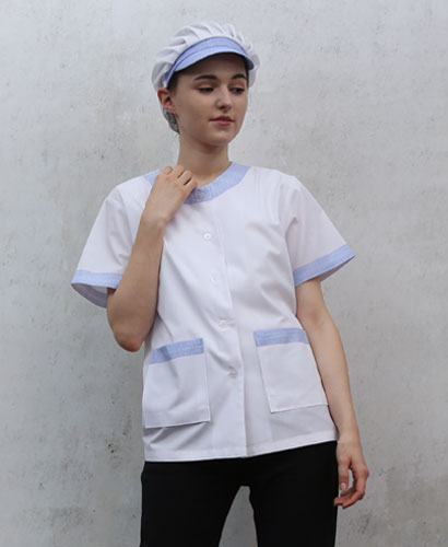 HA-60 하늘체크 라운드 반팔