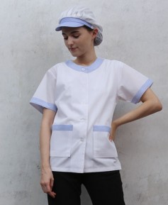 HA-60 하늘체크 라운드 반팔