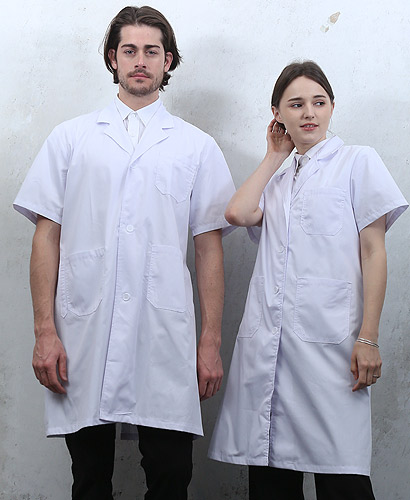 ▣ DR-29 30수 반팔 기본 백색 실험복  ▣