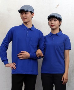 DT-119 코발트 쿨론베이직 단체복 (주머니 X) 반팔/긴팔