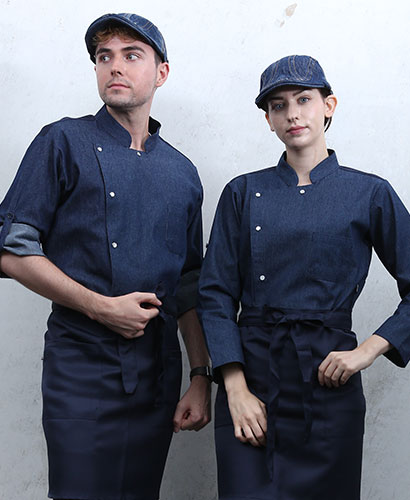 KO-130 청지 데님 싱글단추 스넵ㅡㅡ(긴팔/칠부겸용) ★재고관리