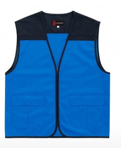 CJ-LD21  파랑 V넥 조끼