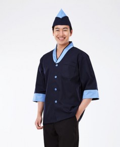 HA-01-1 남성 하늘배색 칠부