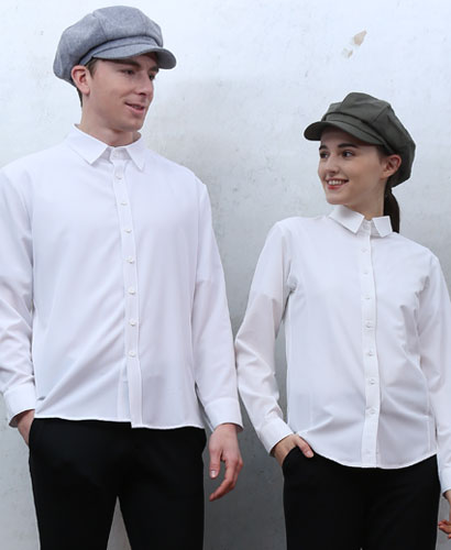 Y-101-2 긴팔 화이트 셔츠