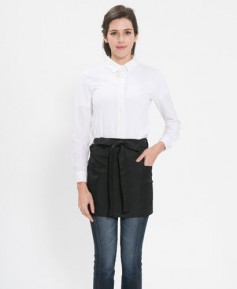 AP-215 랩형 검정미니앞치마