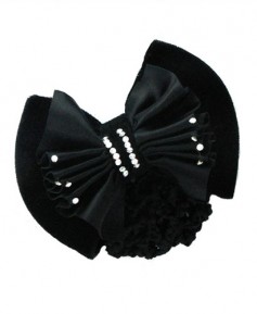 HP-766 벨벳리본 망사핀