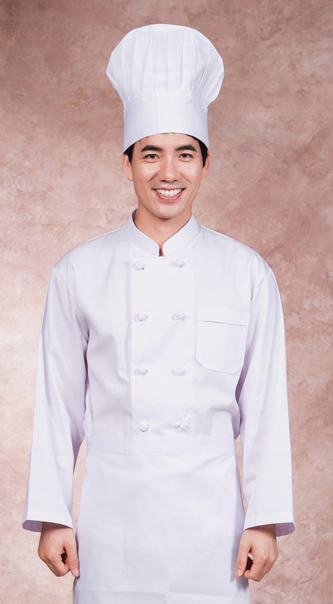 CO-21 기본조리복 긴팔 (20수/30수원단)