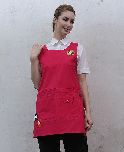 AP-381 핑크 코사지 앞치마