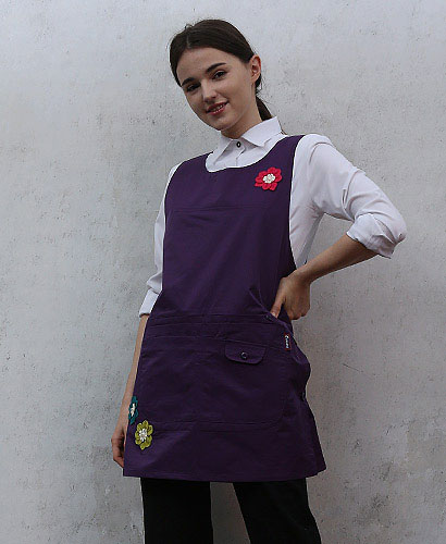 AP-376 보라 코사지 앞치마