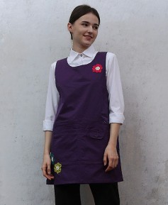 AP-376 보라 코사지 앞치마