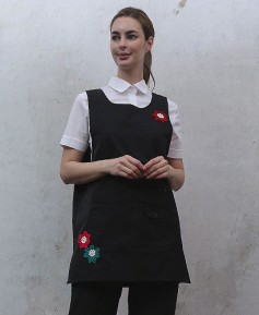 AP-375  검정 코사지 앞치마