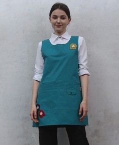 AP-374 그린 코사지 앞치마