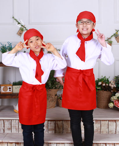 K-32 빨강 허리 앞치마