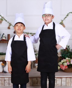 K-34 검정 목걸이 앞치마