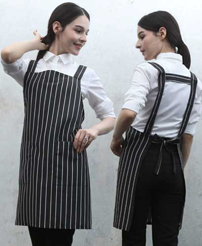 AP-7906 검정줄지 H형앞치마ㅡㅡㅡ ((포그니원단))(49)