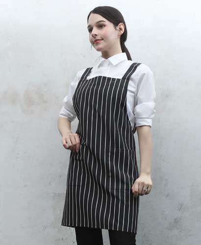 AP-7906 검정줄지 H형앞치마ㅡㅡㅡ ((포그니원단))(49)