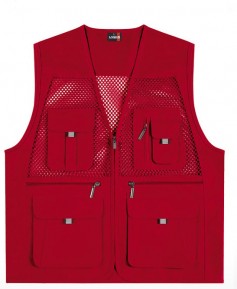 LD-450 레드 왕망사 조끼