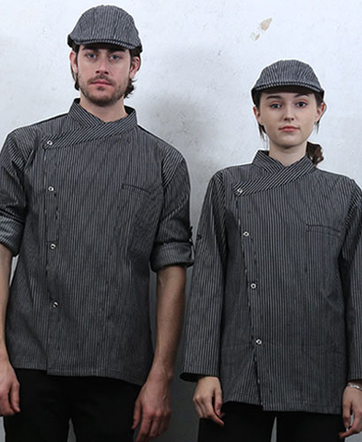 KO-156-1 검정 슬립 스트라이프 ㅡ(칠부겸용 롤업소매)