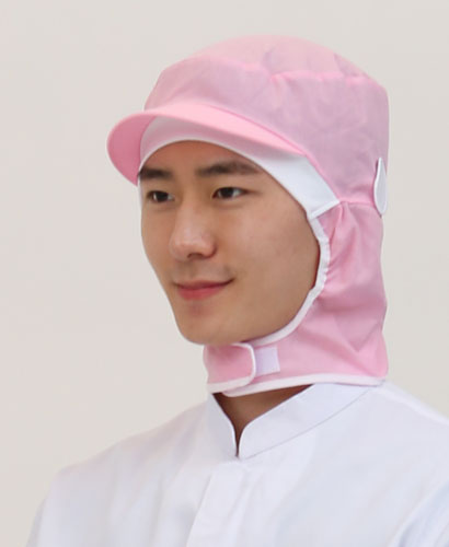 C-234-2 분홍 귀고리형 식품모자