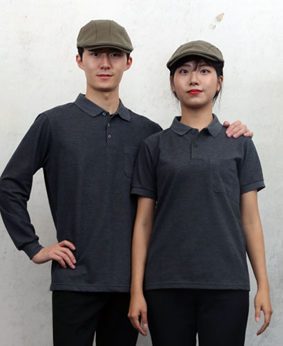 ▶T-52 차콜 폴로티셔츠 ㅡㅡㅡㅡㅡㅡ(주머니있음)