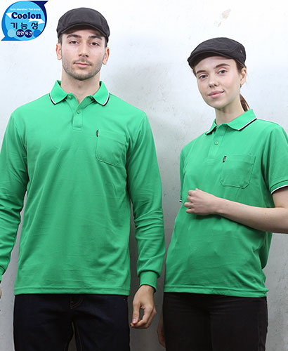 T-11 그린 기능성 단체복 ◀ㅡㅡㅡㅡ(주머니있음)