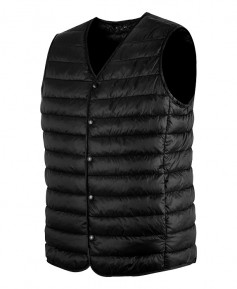V-220 블랙 V 넥  경량조끼