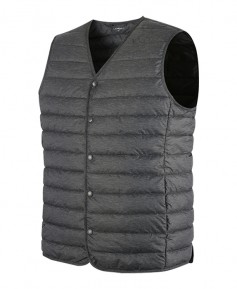 V-220 그레이 V 넥 경량조끼