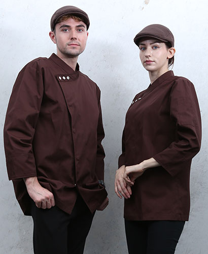 KO-721-4 커피 크로스넥 칠부 (212)