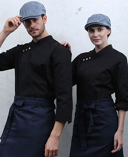 KO-721-1 블랙 크로스넥 칠부 (212)