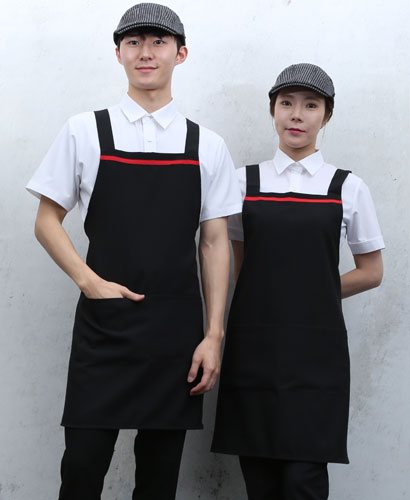 AP-411 X형 블랙 가슴 띠 포인트