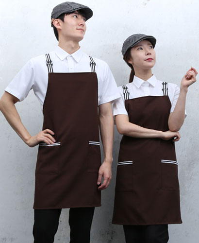 AP-409 커피 어깨 스트라이프 포인트