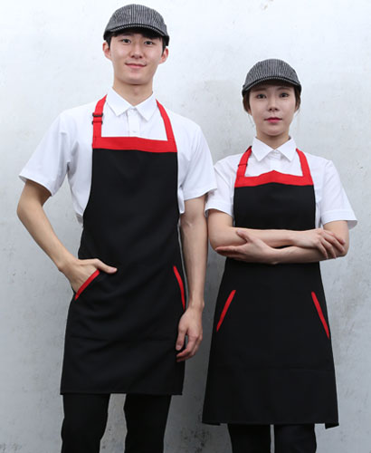 AP-922 블랙 주머니 사선 배색