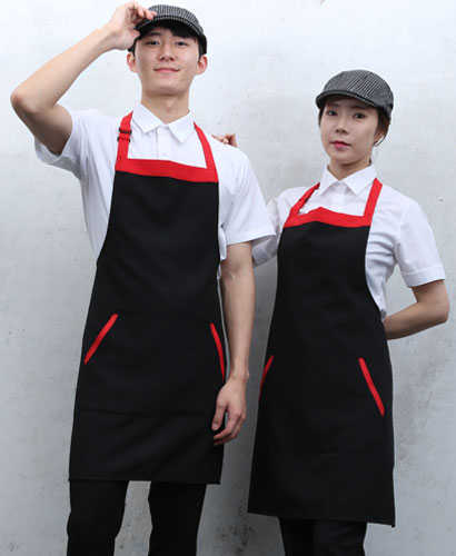 AP-922 블랙 주머니 사선 배색