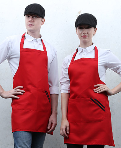 AP-935  적색 사선 두줄 띠 주머니