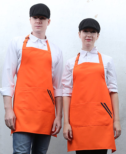 AP-933 오렌지 사선 두줄 띠 주머니