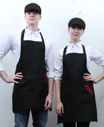 AP-931 블랙 사선 두줄 띠 주머니