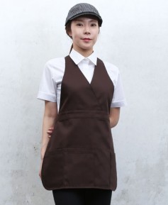AP-023 커피 V라인 앞치마 ㅡㅡㅡㅡ  ◐면혼방◑