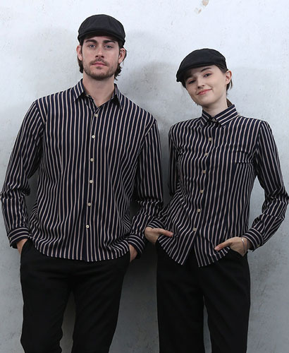 Y-810 엣지 네이비 스트라이프 ㅡㅡ ㅡ긴팔