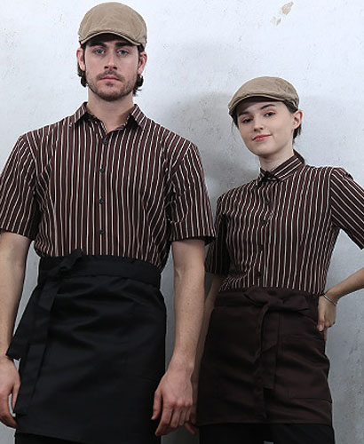 Y-743 엣지 커피 스트라이프ㅡㅡㅡㅡ 반팔