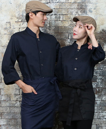 KO-715-3  네이비 칠부 원버튼 스냅 (162)