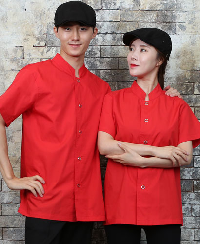 KO-728-4 레드 원버튼 베이직 반팔 (162)