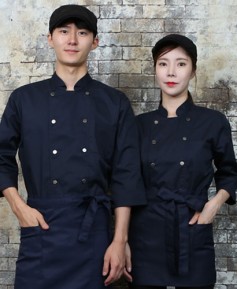 KO-708-3 네이비 더블 스냅버튼 7부 (192)