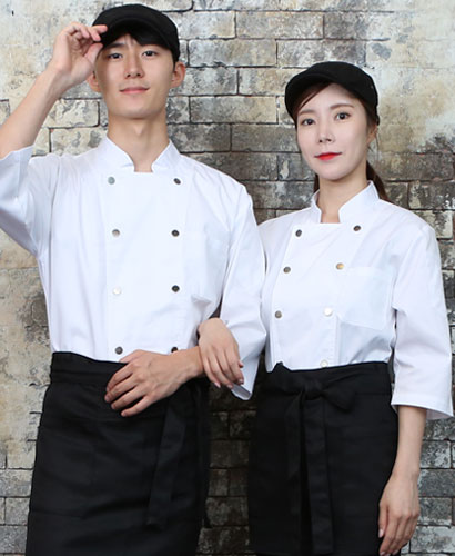 KO-708-2 화이트 더블 스냅버튼 7부 (192)