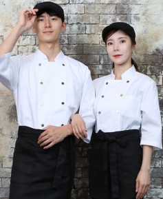 KO-708-2 화이트 더블 스냅버튼 7부 (192)