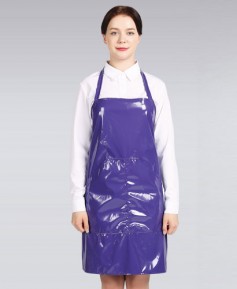 AP-153 보라색단면방수 앞치마ㅡㅡㅡ목걸이형