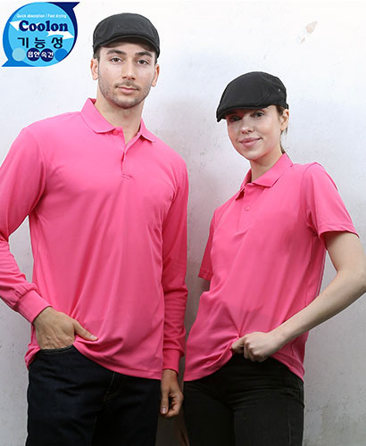 T-19 분홍 쿨론베이직 단체복 ㅡㅡㅡㅡ(주머니 없음)