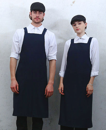 AP-960 곤색(롱) 카페 앞치마