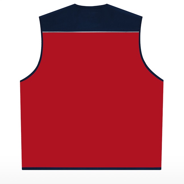 LD-22 레드 반사 파이핑 조끼