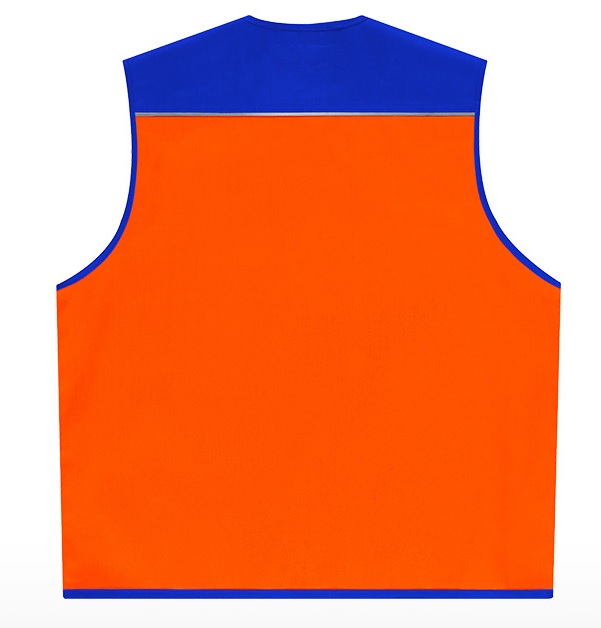 LD-22 오렌지 반사 파이핑 조끼